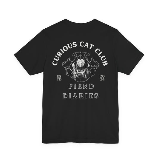 CURIOUS CAT CLUB T-SHIRT