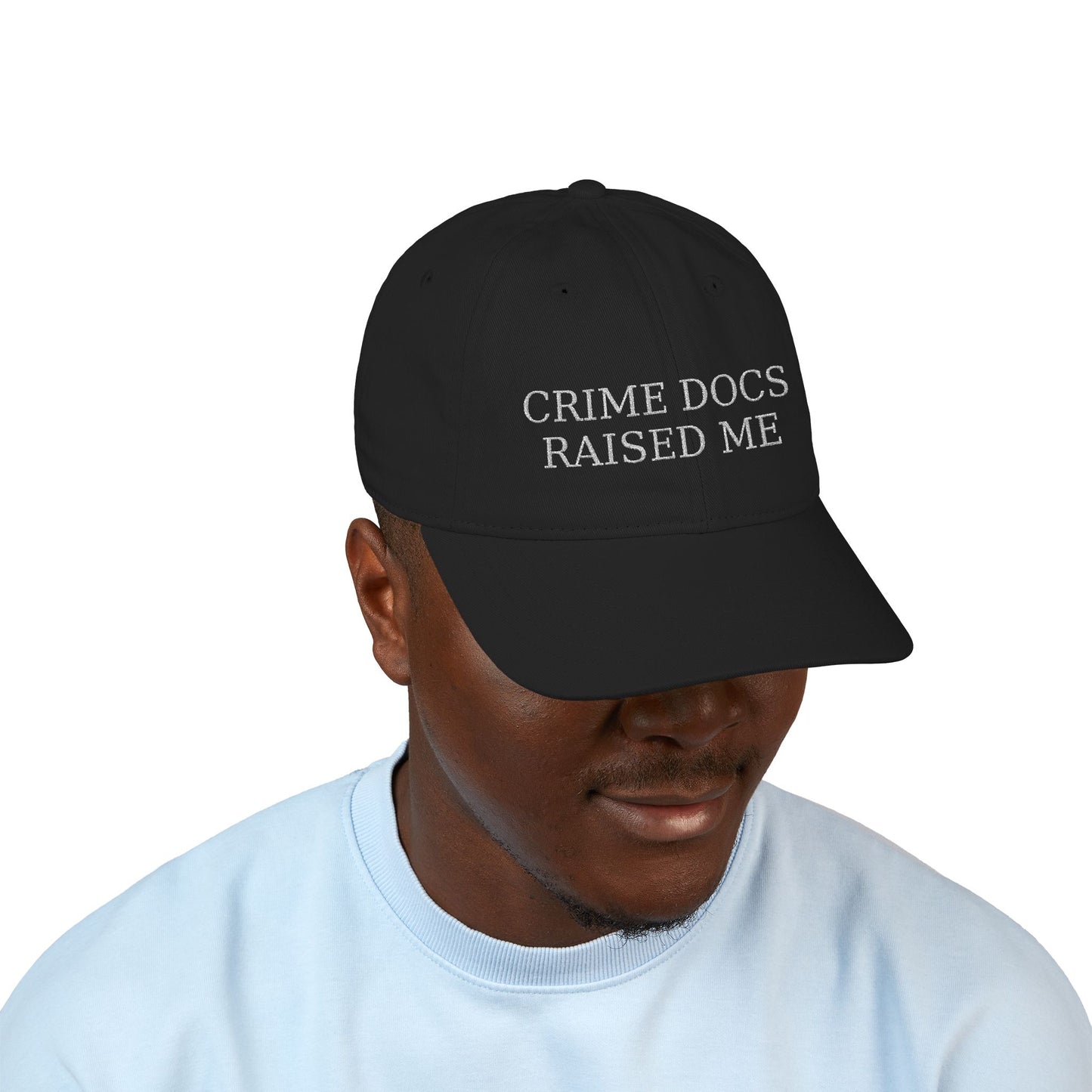 TRUE CRIME DOCUMENTARIES EMBROIDERED CAP