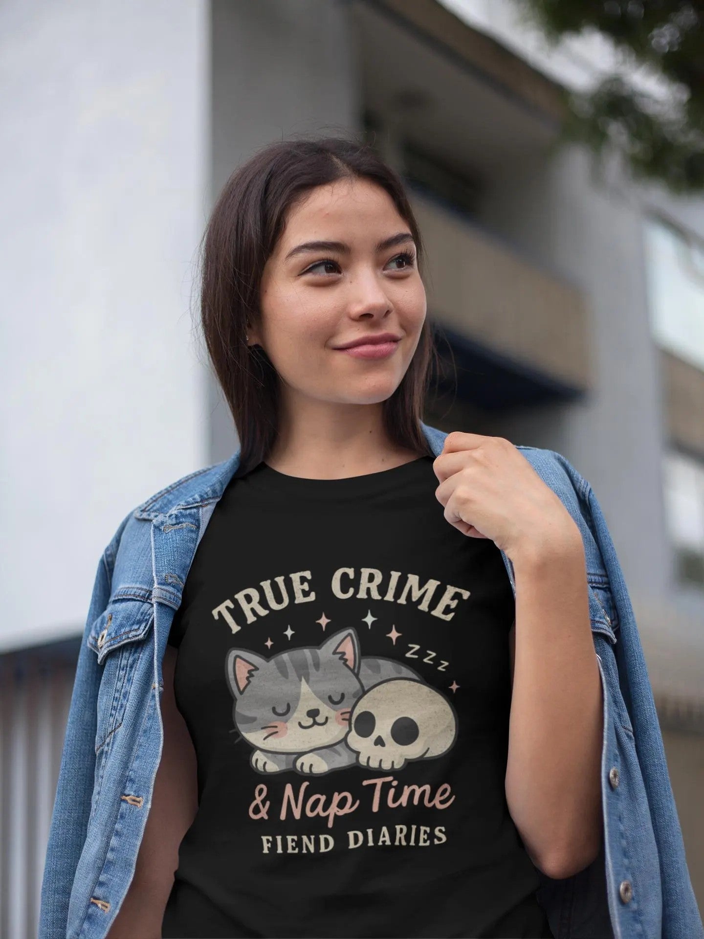 TRUE CRIME AND NAP TIME T-SHIRT