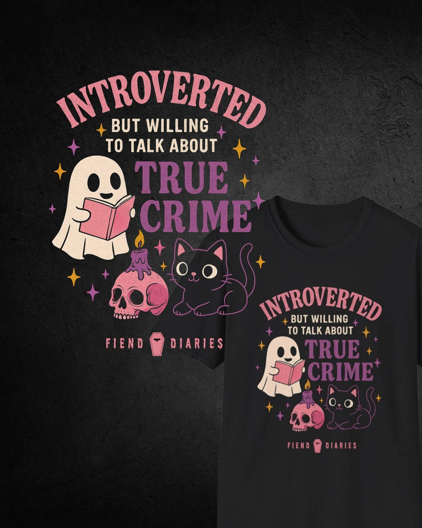 LET'S TALK CRIME T-SHIRT