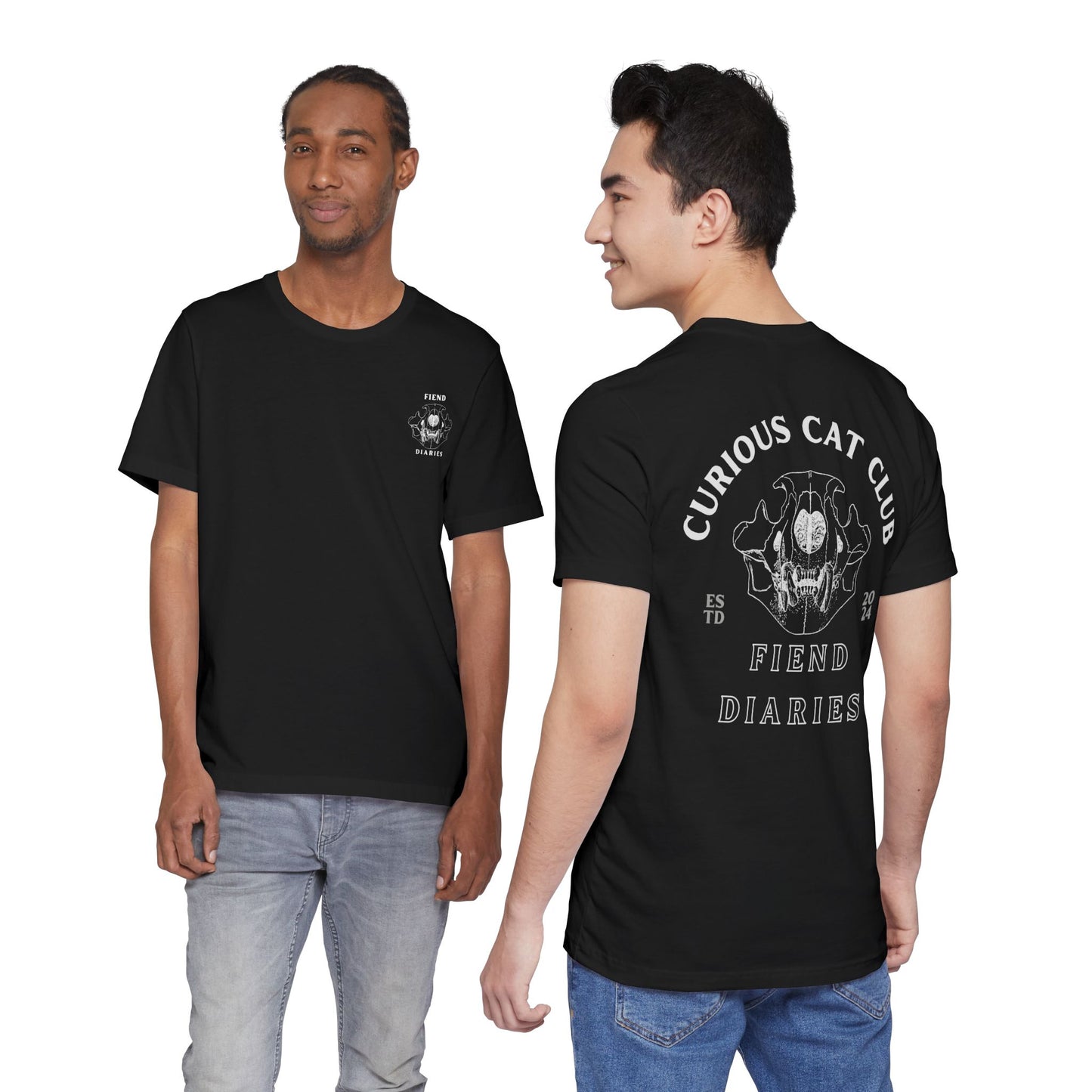 CURIOUS CAT CLUB T-SHIRT