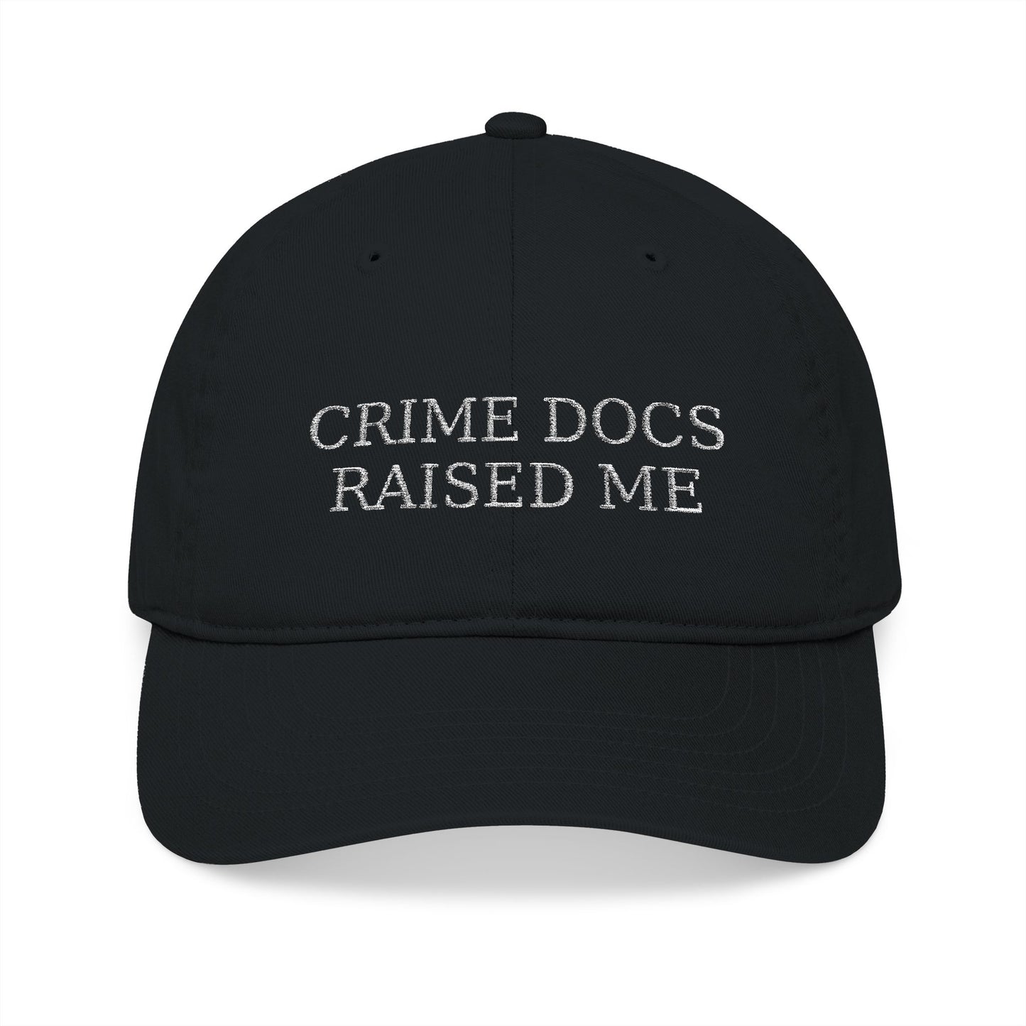 TRUE CRIME DOCUMENTARIES EMBROIDERED CAP