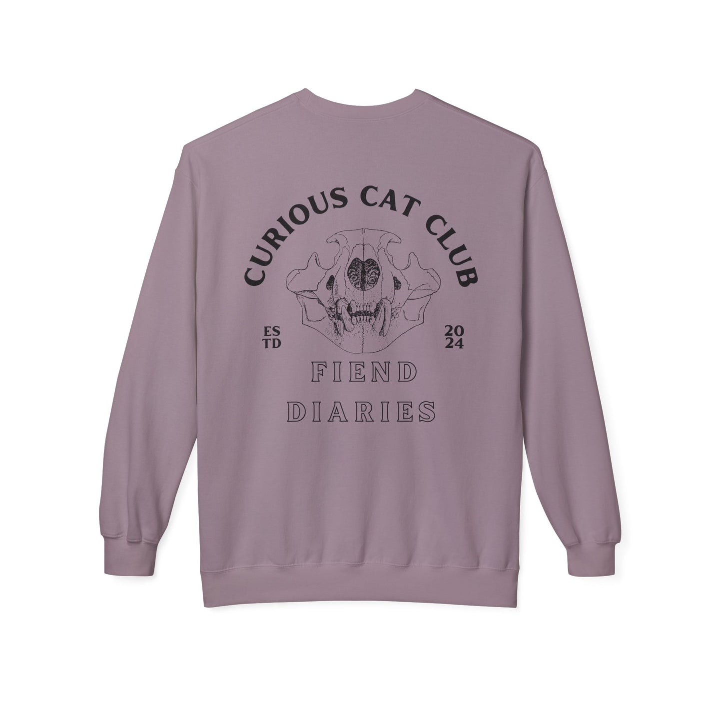 CURIOUS CAT CLUB CREWNECK