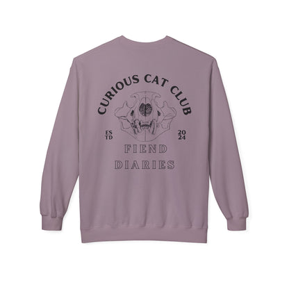 CURIOUS CAT CLUB CREWNECK